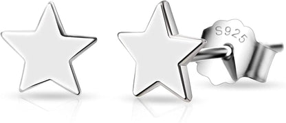 Sterling Silver Friendship Quote Star Earrings Apparel & Accessories > Jewelry > Earrings Philip Jones   