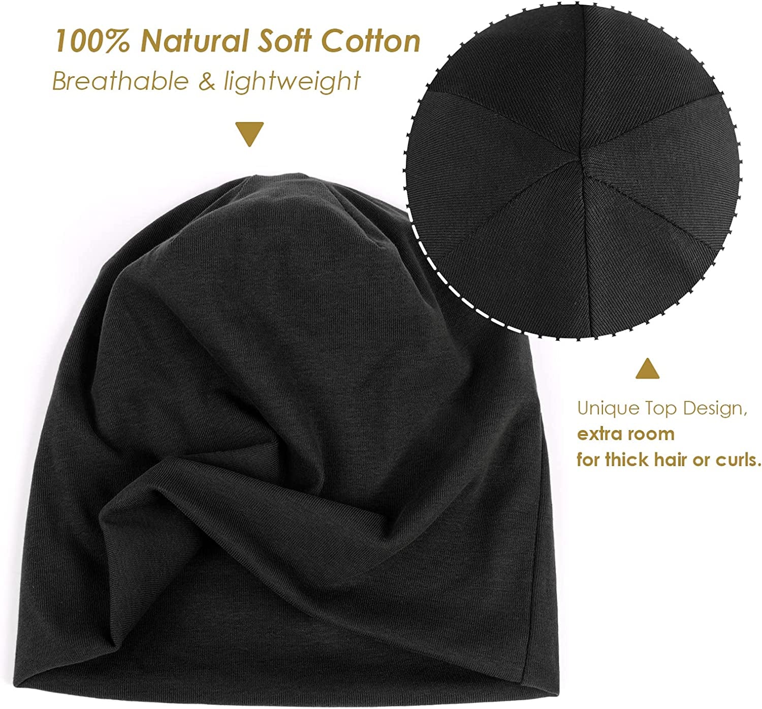 FURTALK Beanie for Womens Men Slouchy Cotton Beanies Summer Soft Skull Cap Lightweight Chemo Headwear Apparel & Accessories > Clothing Accessories > Headwear KYLIE MAX   