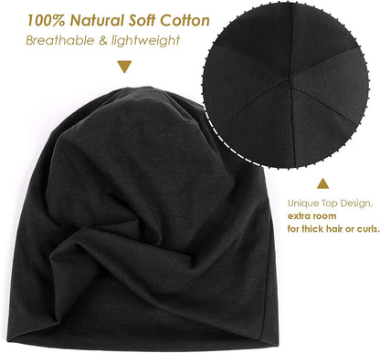 FURTALK Beanie for Womens Men Slouchy Cotton Beanies Summer Soft Skull Cap Lightweight Chemo Headwear Apparel & Accessories > Clothing Accessories > Headwear KYLIE MAX   