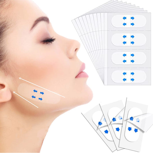 OETNAISAN Face Lift Tape Invisible, Instant Face Lifting Tape Ultra-Thin Waterproof & High Elasticity, Invisible Makeup Face Lift Tools for Hide Facial Wrinkles and Lifting Saggy Skin, 40 Pcs Health & Beauty > Personal Care > Cosmetics > Cosmetic Tools > Skin Care Tools OETNAISAN   