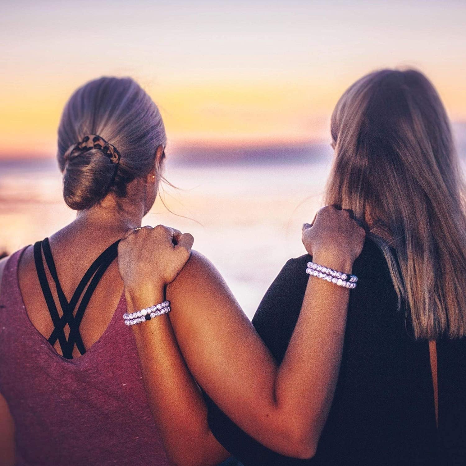 Lokai Women'S Empowerment Awareness Bracelet, Silicone Bead Bracelet for Men and Women Apparel & Accessories > Jewelry > Bracelets Lokai   