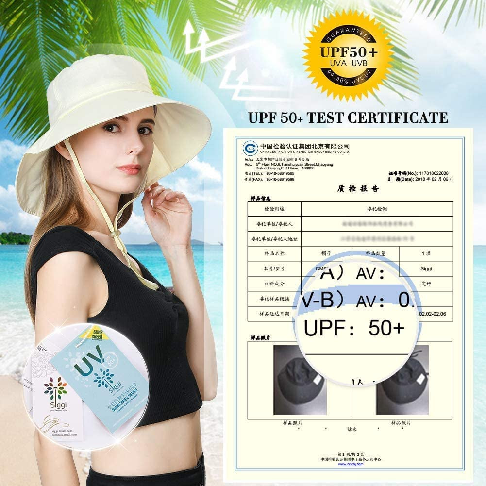 Comhats Womens Summer Flap Cover Cap Cotton UPF 50+ Sun Shade Hat with Neck Cord Apparel & Accessories > Clothing Accessories > Hats Comhats   