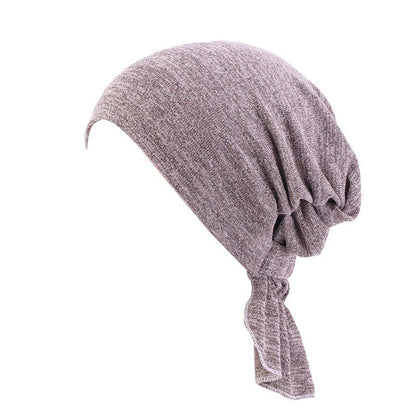 Ci-One Womens 3-Pack Cotton Knit Beanie Sleep Turban Hat Headwear for Cancer J Apparel & Accessories > Clothing Accessories > Headwear Ci-ONE   