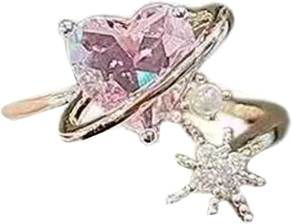 925 Silver Ring Oval Cut Fire Opal Diamond Jewelry Style #16 / One size