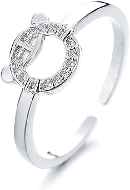 925 Silver Ring Oval Cut Fire Opal Diamond Jewelry Style #6 / One size