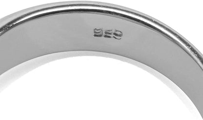 925 Sterling Silver Belt Buckle Ring