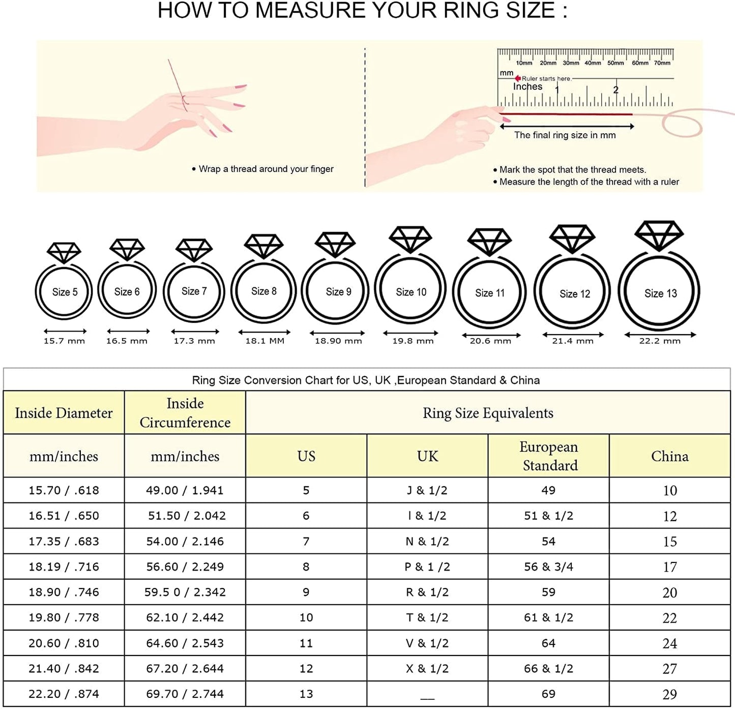 925 Sterling Silver Cabochon White Simulated Opal Women'S Ring 0.62 Ctw round (Available 5,6,7,8,9)