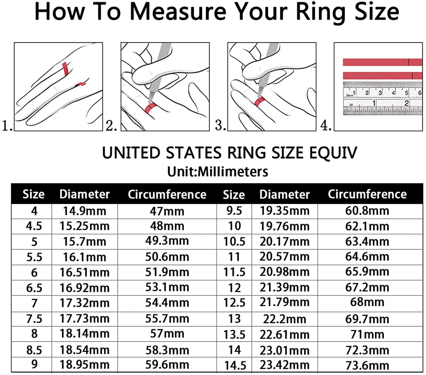925 Sterling Silver Celtic Knot Ring Simple Criss Cross Infinity Wedding Band for Women Size 3-13