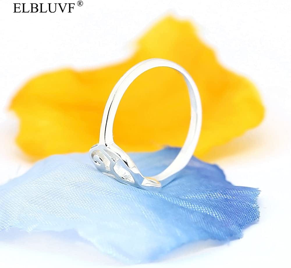 925 Sterling Silver Elephant Animal Lucky Ring Jewelry Bridesmaid Gift Favor