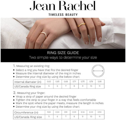 925 Sterling Silver Ring with a White round Cubic Zirconia CZ Prong, Hypoallergenic, Nickel and Lead-Free, Artisan Handcrafted Designer Collection, Made in Israel