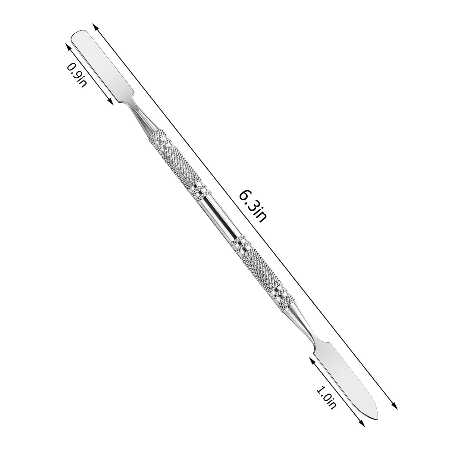 Wismee 5Pcs Makeup Spatula Tool Metal Set Professional Beauty Stainless Steel Cosmetics Mixer Long Metal Spatula Depotting Mixing Tool (#1+#2) Health & Beauty > Personal Care > Cosmetics > Cosmetic Tools > Makeup Tools Wismee   