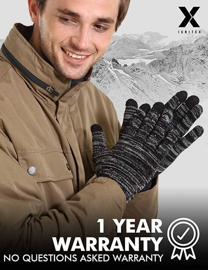 Touch Screen Winter Knit Gloves - Lightweight & Warm Thermal Magic Tech Gloves for Texting, Running, Driving, Cycling Apparel & Accessories > Clothing Accessories > Gloves & Mittens IGN1TE   