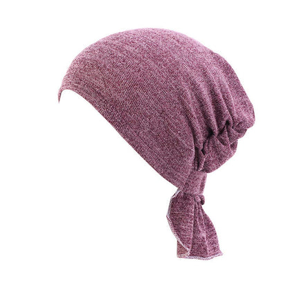 Ci-One Womens 3-Pack Cotton Knit Beanie Sleep Turban Hat Headwear for Cancer J Apparel & Accessories > Clothing Accessories > Headwear Ci-ONE   