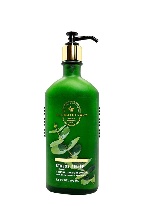 Bath and Body Works Aromatherapy Stress Relief - Eucalyptus-Spearmint Unisex Body Lotion 6.5 Oz Health & Beauty > Personal Care > Cosmetics > Bath & Body Bath and Body Works   