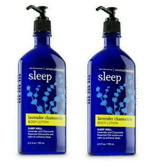 Bath Body Works Aromatherapy Sleep Lavender Chamomile 6.5 Oz Body Lotion - 2 PACK Health & Beauty > Personal Care > Cosmetics > Bath & Body Bath & Body Works   