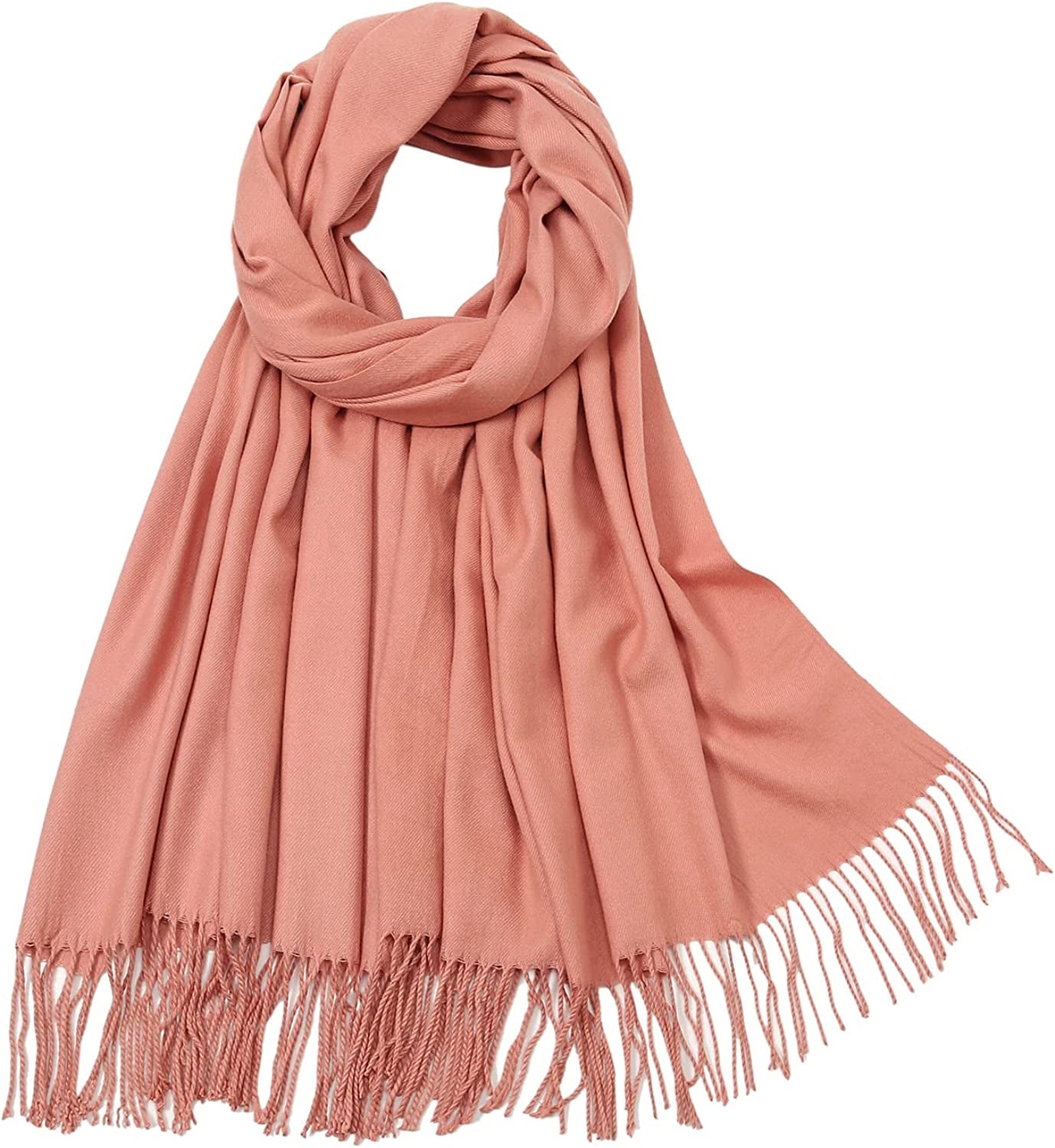 RIIQIICHY Women'S Scarf Pashmina Shawls and Wraps for Evening Dress Bridesmaid Wedding Bridal Winter Warm Long Large Scarves Apparel & Accessories > Clothing Accessories > Scarves & Shawls RIIQIICHY Camel-1  