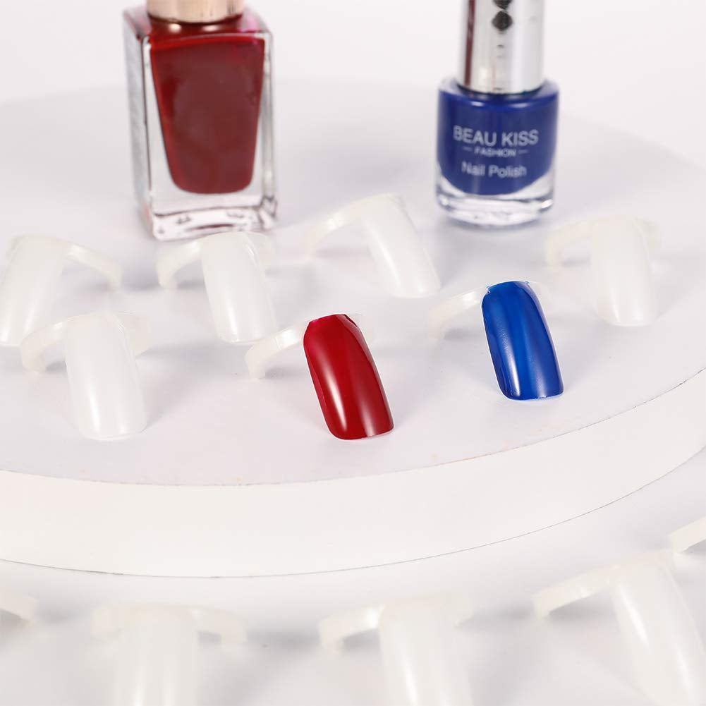 PORTOWN 200 PCS Nail Display Ring, DIY Nail Display Ring Nail Art Color Chart Tool Manicure Art Practice Tool for Beginners & Manicure Store Health & Beauty > Personal Care > Cosmetics > Cosmetic Tools > Nail Tools PORTOWN   