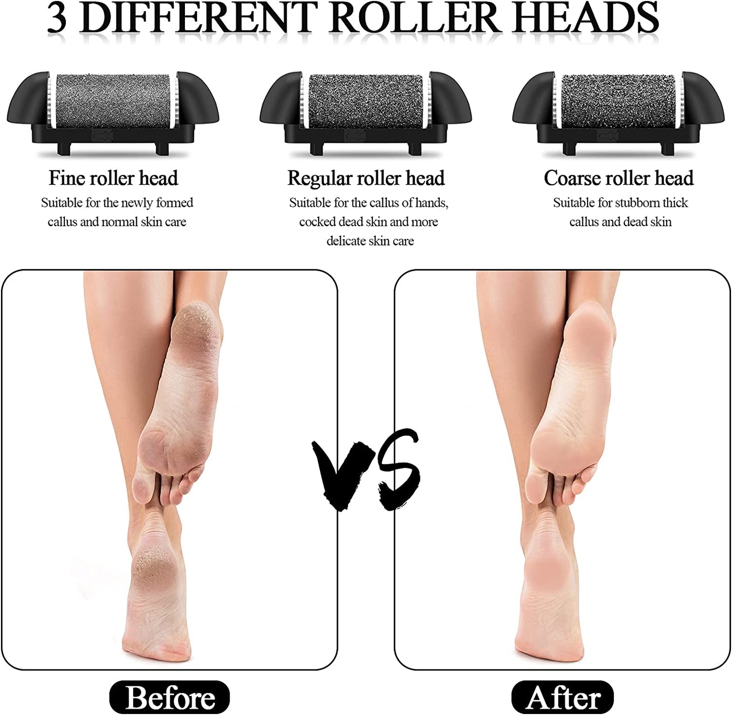 Electric Callus Remover for Feet Rechargeable, 15 in 1 Pedicure Tools Kit Foot Scrubber Dead Skin Remover Foot Files Scraper for Foot Spa Women and Men Feet Care Health & Beauty > Personal Care > Foot Care EAONE   