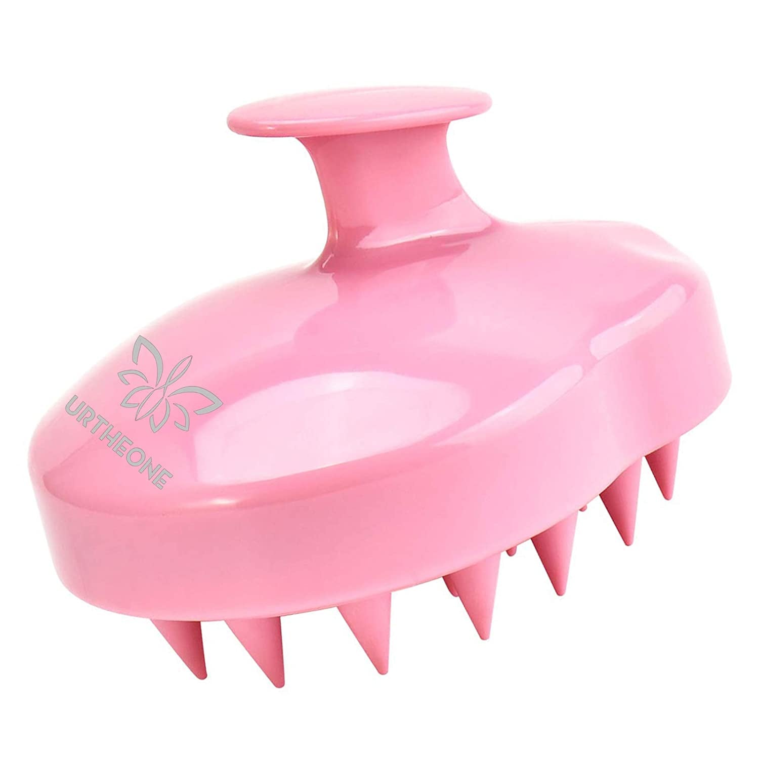Hair Scalp Massager Shampoo Brush,Soft Silicone Hair Brush for Wet Dry Oily Curly Straight Thick Thin Rough Long Short Natural Men Women Kids Pets Hair Care Tools（Pink Health & Beauty > Personal Care > Hair Care URTHEONE Pink  