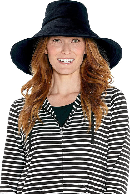 Coolibar UPF 50+ Women'S Brittany Beach Hat - Sun Protective Apparel & Accessories > Clothing Accessories > Hats Coolibar Black One Size 