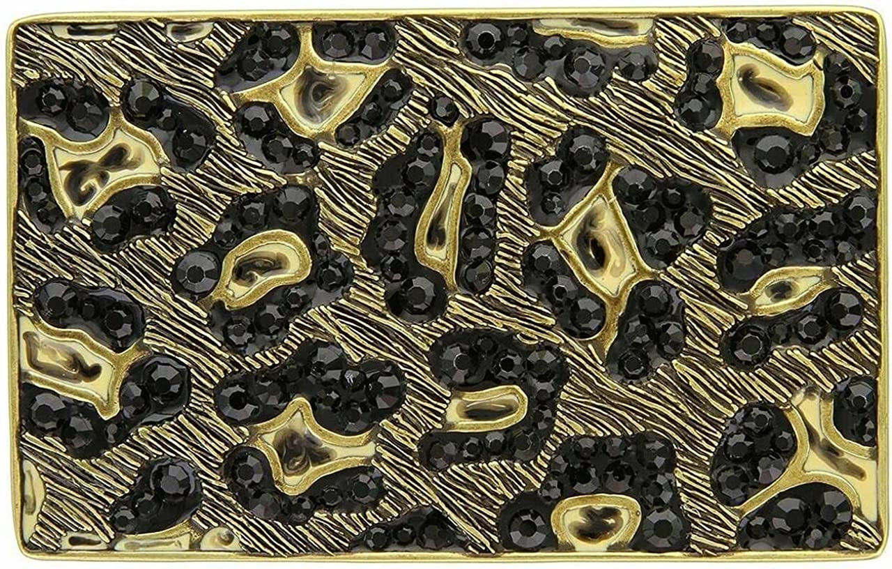 Rose Heart Flower Rhinestone Replacement Belt Buckle Fits 1-1/2"(38Mm) Belt Strap-Multi-Style Options Apparel & Accessories > Clothing Accessories > Belt Buckles Belts.com Type Buckle Q - Ha0707 Antique Brass 1-1/2" 