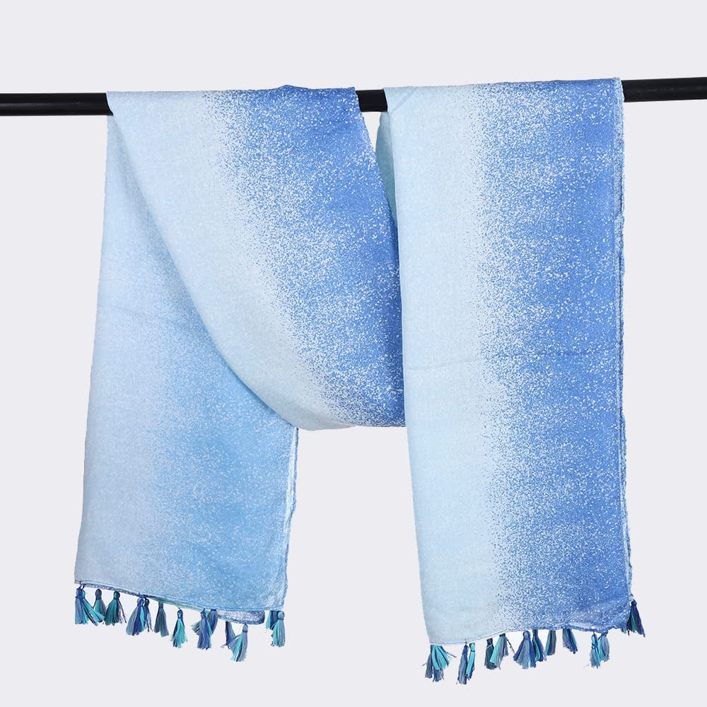 FRAIFICE Lightweight Scarf for Women for Spring Summer Fall Geometric Scarves Shawl Wrap Pashimina with Tassels Apparel & Accessories > Clothing Accessories > Scarves & Shawls FRAIFICE   