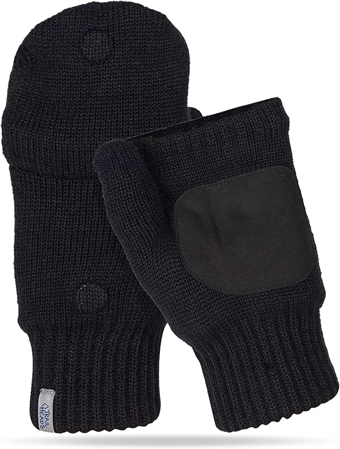 Trailheads Women’S Fingerless Gloves | Merino Knit Convertible Mittens Apparel & Accessories > Clothing Accessories > Gloves & Mittens TrailHeads Medium/Large  