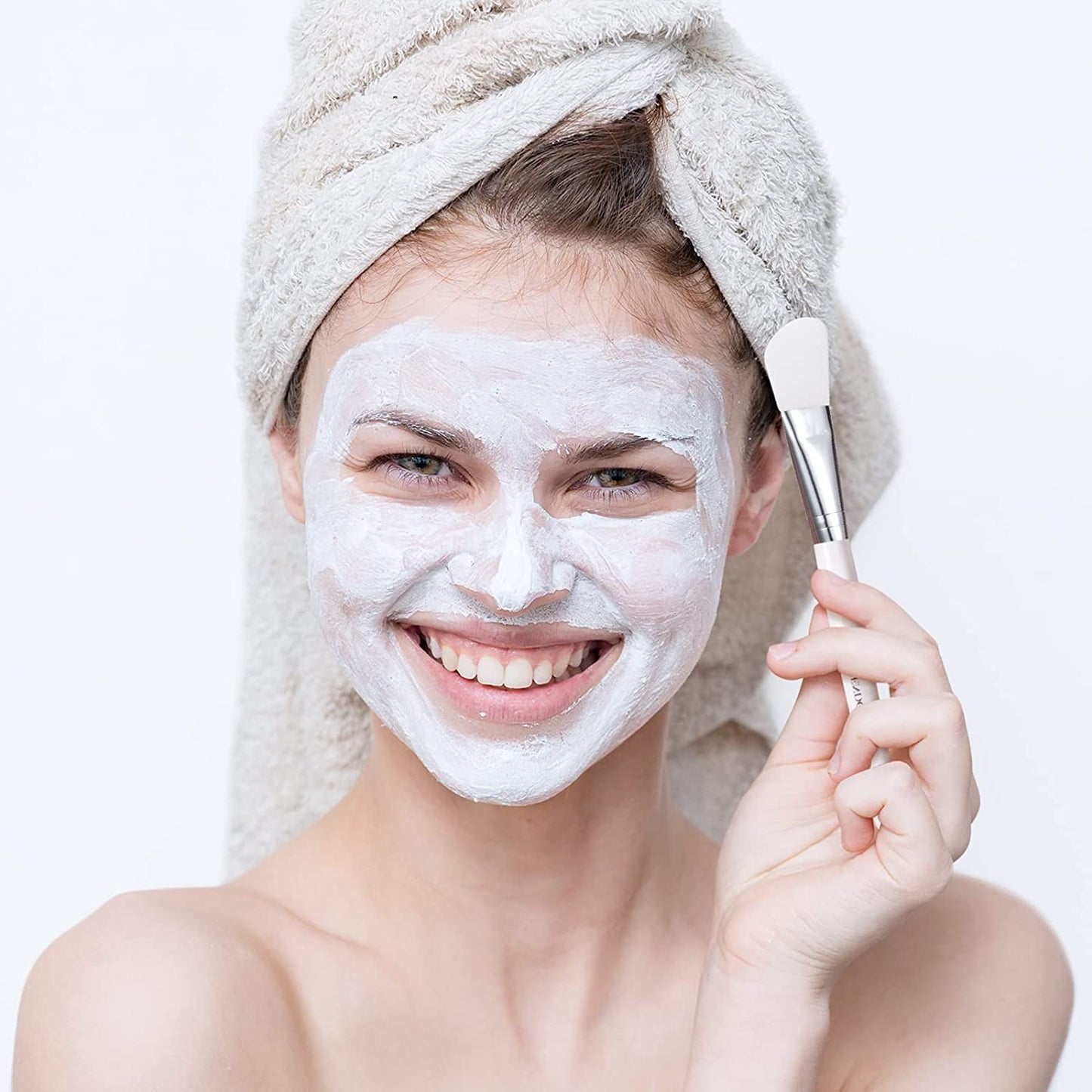 Face Mask Mixing Bowl Set with Silicone Face Mask Brush Applicator, Facial Mask Bowls, Mask Spatula, Measuring Scoop + Cup, Clear Toiletry Bag, 8 in 1 SPA Quality Face Mask Tool Kit for DIY Clay Mask Health & Beauty > Personal Care > Cosmetics > Cosmetic Tools > Skin Care Tools FASPLENDOR   