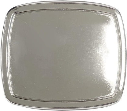 Replacement Belt Buckle Vintage Blank Plain Belt Buckle Fits 1-1/2"(38Mm) Belt Strap-Multi-Style Options Apparel & Accessories > Clothing Accessories > Belt Buckles Belts.com Type Buckle B - 14442 Bright Silver 1-1/2" 