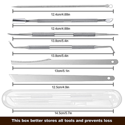 Ingrown Toenail Pedicure Tool Kit 7Pcs Nail Manicure Kit Stainless Steel Nail Care Treatment for Nail Correction Polish Pain Relief True Color 7 Piece Set (True Color) Health & Beauty > Personal Care > Cosmetics > Cosmetic Tools > Nail Tools Xinding   