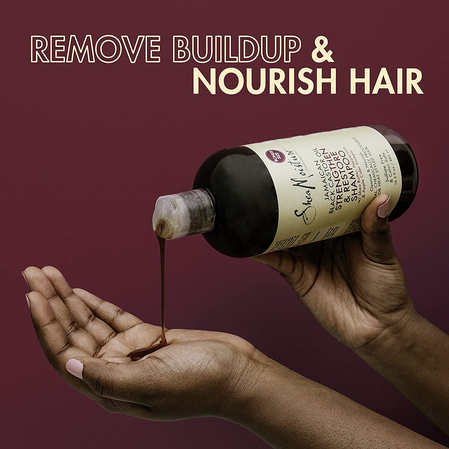 Shea Moisture Curly Hair Product Bundle Shampoo 16 Fl Oz, Conditioner 13 Fl Oz, Leave in Conditioner 16 Oz, Jamaican Black Castor Oil for Healthy Hair Growth, Strengthen & Restore, Sulfate Free Health & Beauty > Personal Care > Hair Care SHEA MOISTURE   