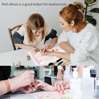 Nail Art Sticker Decals Holder Storage Organizer Display Book Collecting Album, 80 Slots Empty Storage Holder, Easy Photo Album Manicure Nail Art Tools Health & Beauty > Personal Care > Cosmetics > Cosmetic Tools > Nail Tools ASVNRES   