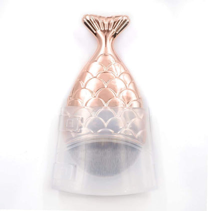 DSHIJIE Mermaid Makeup Brush Professional Foundation Powder Blush Brush Cosmetic Fishtail Brush Make up Tools 1Pcs (1) Health & Beauty > Personal Care > Cosmetics > Cosmetic Tools > Makeup Tools DSHIJIE 1  
