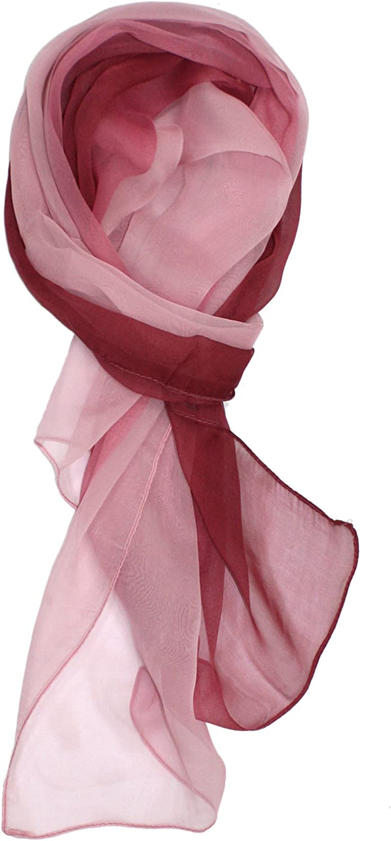 Ted & Jack - Silk Ombre Lightweight Accent Scarf Apparel & Accessories > Clothing Accessories > Scarves & Shawls Ted and Jack Roses  