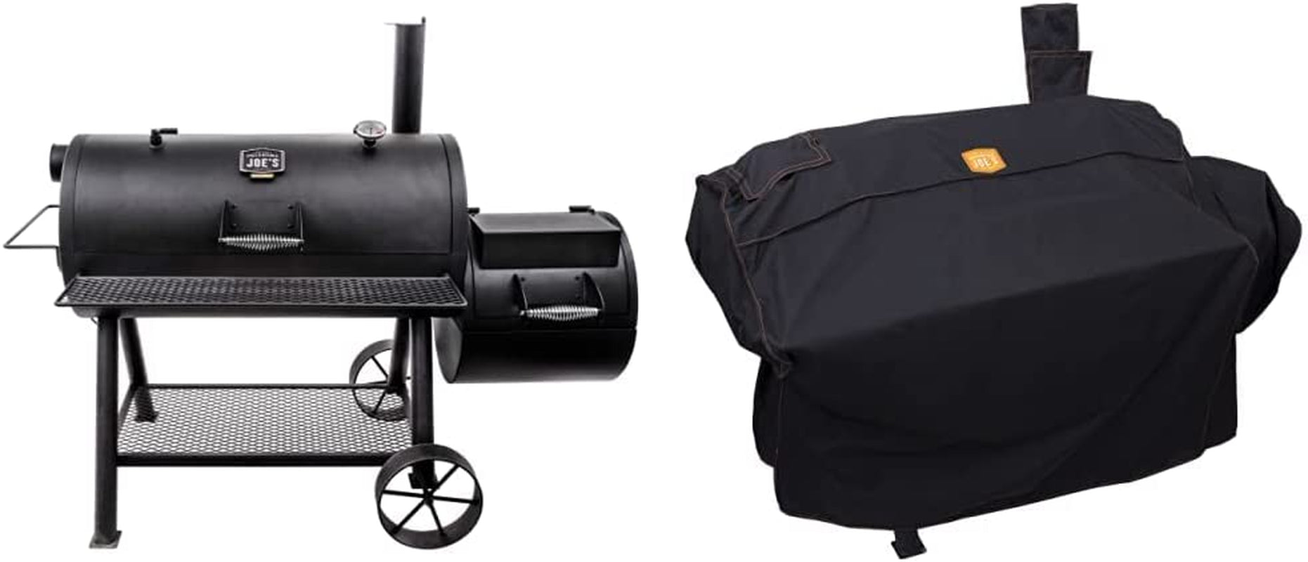 Oklahoma Joe'S Longhorn Reverse Flow Smoker, Black Apparel & Accessories > Jewelry > Body Jewelry Oklahoma Joe's Smoker + Smoker Cover Black  