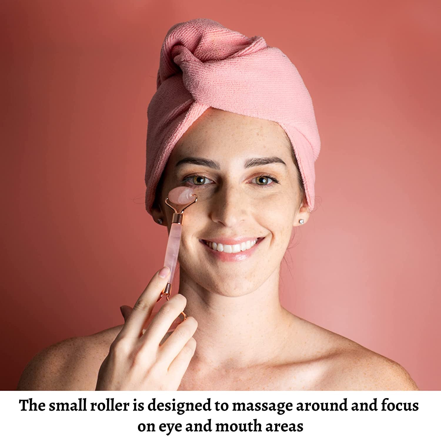 Pink Jade Roller and Gua Sha Set. Rose Quartz Roller with Eye Massager, Jade Gua Sha, Ridged Roller Massager. Jade Roller for Face Real Jade 100% Jade Stone Roller. Warm Facial Massager or Ice Roller Health & Beauty > Personal Care > Cosmetics > Cosmetic Tools > Skin Care Tools MoValues   
