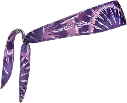 Halo Headband Halo I- Custom Fit- Tie Sweatband Pullover for Men and Women, No Slip with Moisture Wicking Dryline Fabric Apparel & Accessories > Clothing Accessories > Bandanas & Headties Halo Headband PURPLE TIE DYE  
