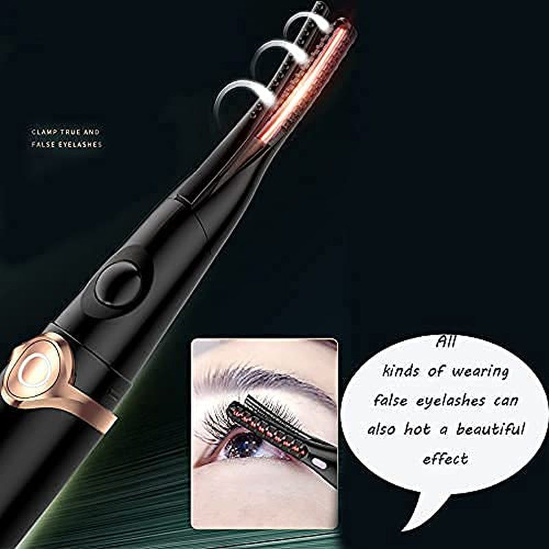 Spmmmner 2 in 1 Double-Sided Heated Electric Eyelash Curlerwith 3 Temperature Gears Rechargeable Heated Lash Curler ,Quick Heating and Natural Long-Lasting Eye Beauty Makeup Tools, Black Health & Beauty > Personal Care > Cosmetics > Cosmetic Tools > Makeup Tools Spmmmner   