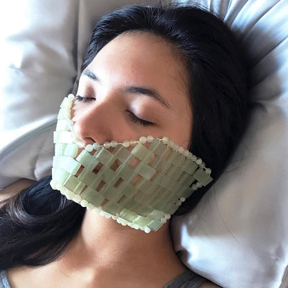 Gingerchi Natural 100% Jade Stones Anti-Aging Facial Sleeping Eye Mask Hot or Cold Therapy Blindfold for Puffy Eyes, Dark Circles Headache, Migraine Relief and Soothe Eye Fatigue Beauty Skincare Massage Tool Remove Wrinkles Health & Beauty > Personal Care > Cosmetics > Cosmetic Tools > Skin Care Tools Ginger Chi   