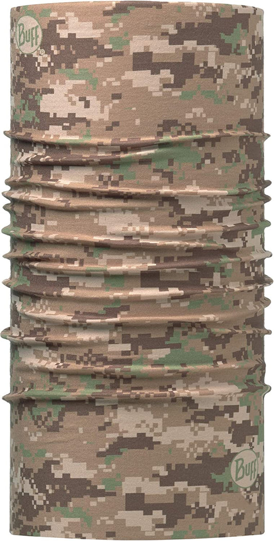 BUFF Multifunctional Neckwear Coolnet UV XL Worn 12+ Ways Apparel & Accessories > Clothing Accessories > Headwear BUFF Pixels Desert X-Large 