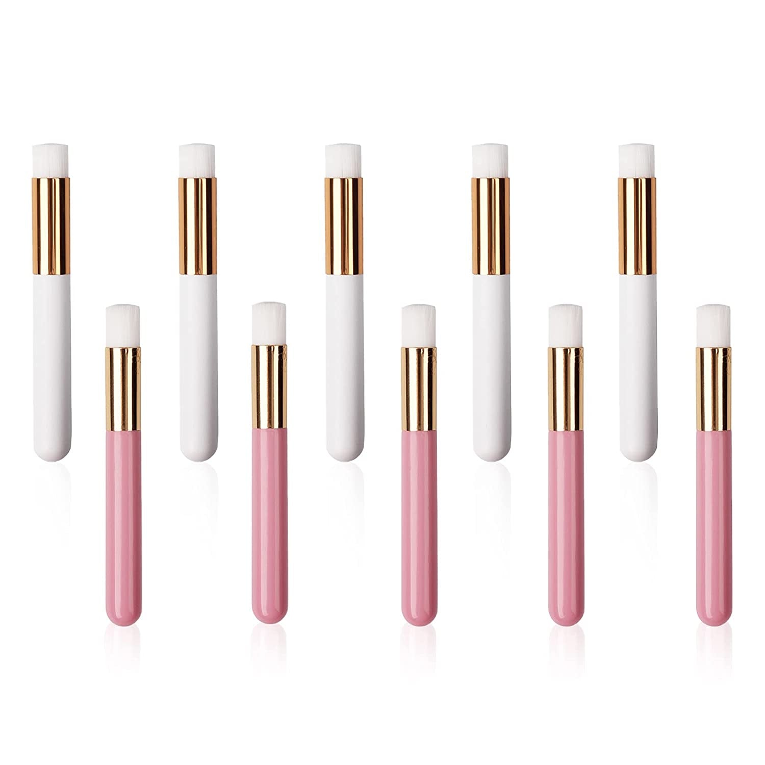 Lash Shampoo Brushes, 10 Pieces Eyelash Extension Cleansing Brush Peel off Blackhead Remover Tool Facial Cleansing Brushes Nose Pore Deep Cleaning Brush Cosmetic Lash Cleanser Brush (White,Pink) Health & Beauty > Personal Care > Cosmetics > Cosmetic Tools > Makeup Tools LOPURO White,pink  