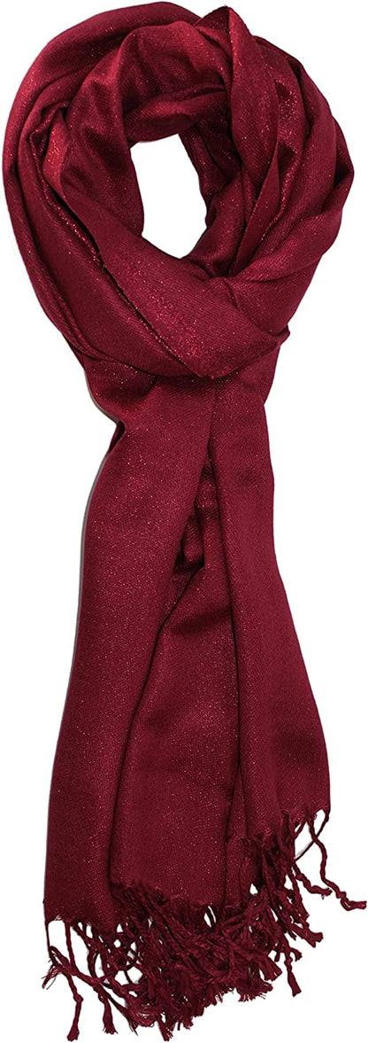Ted & Jack - Dreams of Stardom Sparkling Metallic Pashmina Scarf Apparel & Accessories > Clothing Accessories > Scarves & Shawls Ted and Jack   