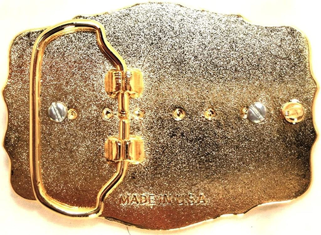 SCORPION (REAL) WHITE BACKGROUND BELT BUCKLE Apparel & Accessories > Clothing Accessories > Belts None   