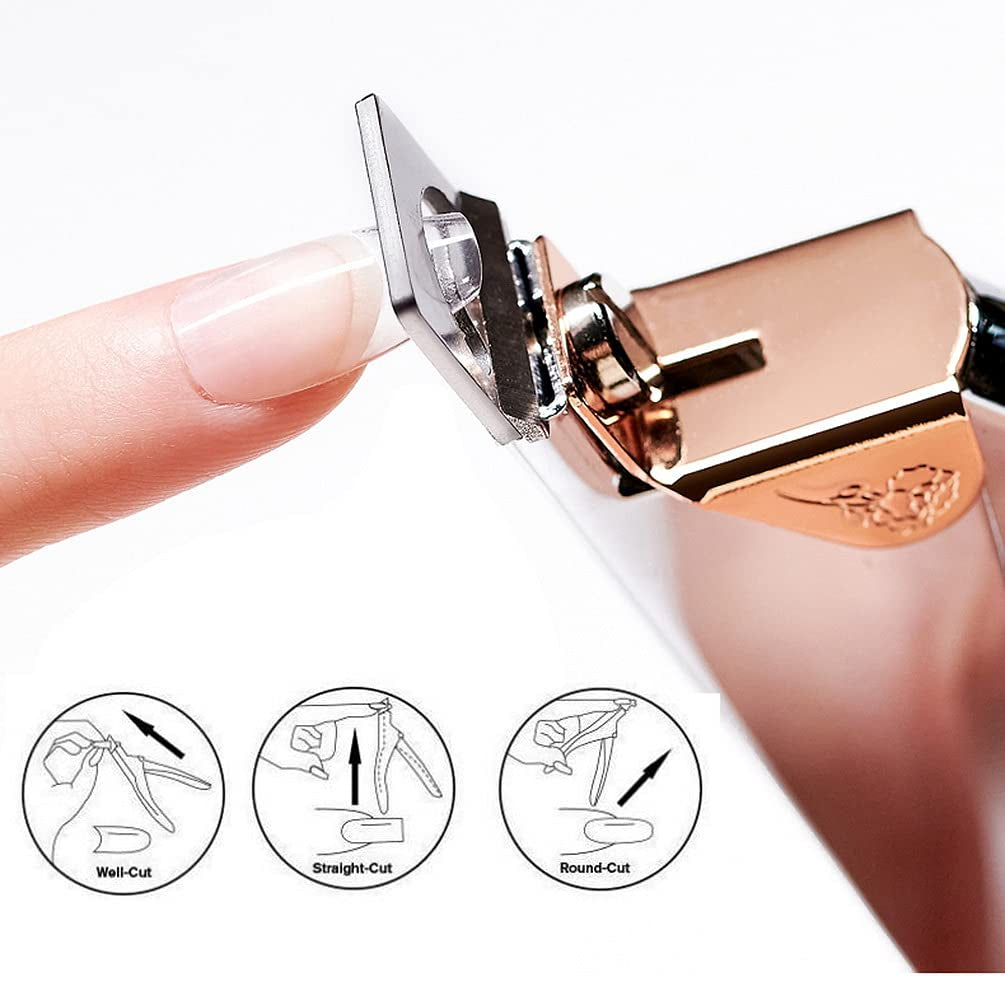Professional Acrylic Nail Tips Clippers, Nail Tip Cutter Trimmer Nail Tools with Cuticle Pusher Peeler for Acrylic Nails Manicure Pedicure Sharp Rustproof Nail Art Tool Home DIY Use (Silver) Health & Beauty > Personal Care > Cosmetics > Cosmetic Tools > Nail Tools Pengxiaomei   
