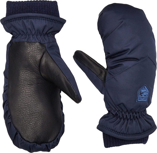 Hestra Womens Warm Gloves: Primaloft Rib Knit Ski and Winter Mittens Apparel & Accessories > Clothing Accessories > Gloves & Mittens Hestra Gloves Dark Navy 9 