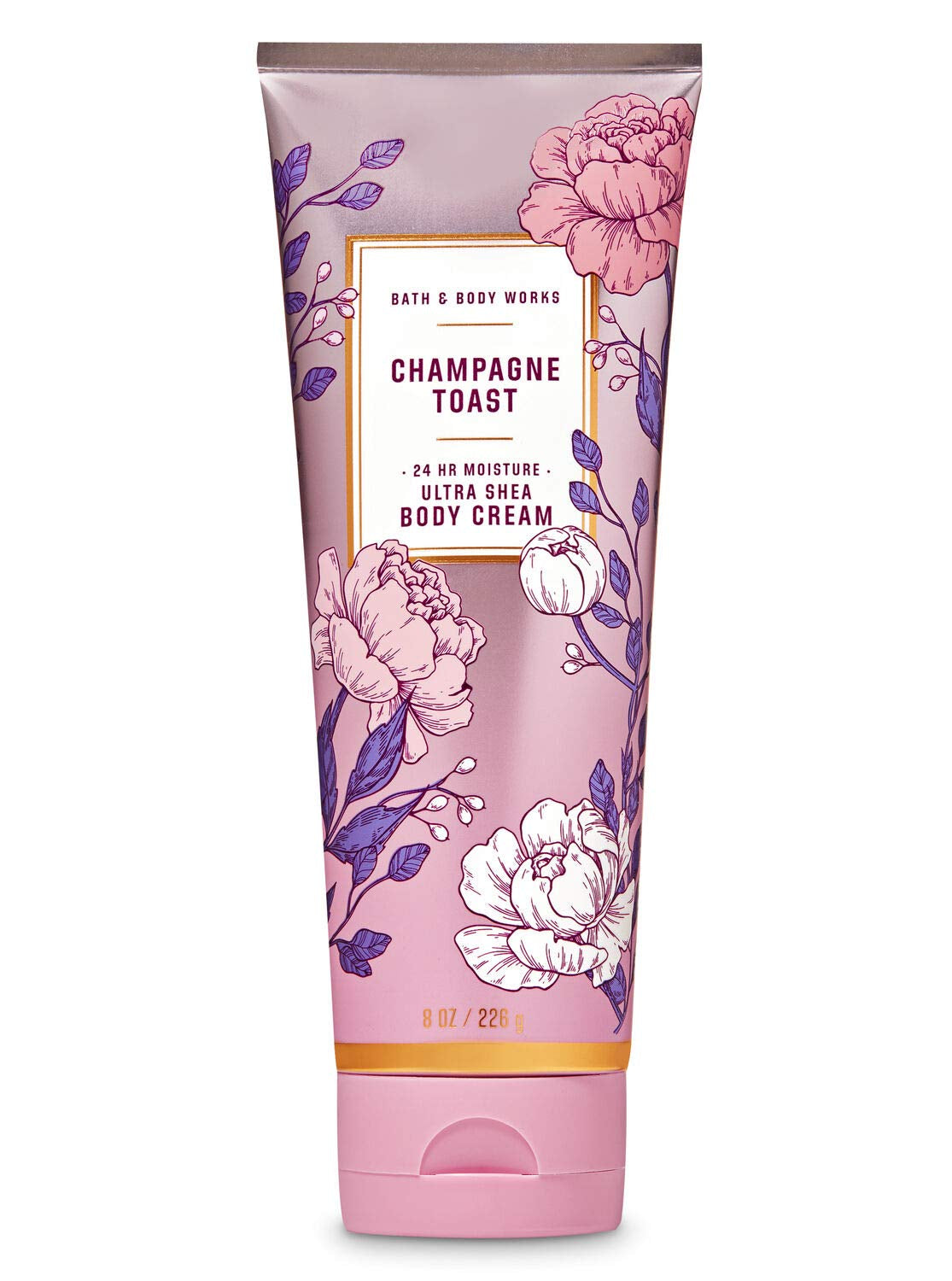 Bath and Body Works White Barn Champagne Toast Body Cream 8 Ounce Pink Floral Packaging Health & Beauty > Personal Care > Cosmetics > Bath & Body Bath & Body Works   