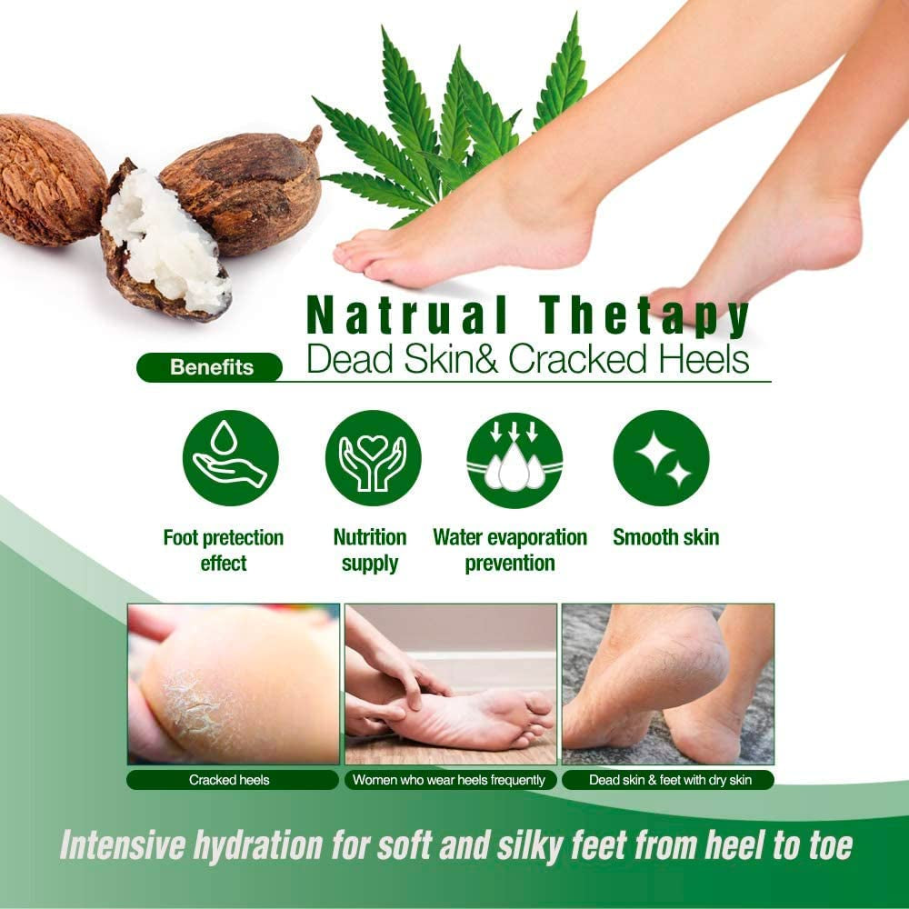 Epielle Nourishing Foot Masks - Hemp + Rosemary Extract for Deep Moisturizing 100% Vegan & Cruelty-Free (Socks 6Pk), Beauty Gifts | Skincare Gifts | Skincare Party Favors. Stocking Stuffers!! Health & Beauty > Personal Care > Foot Care Epielle   
