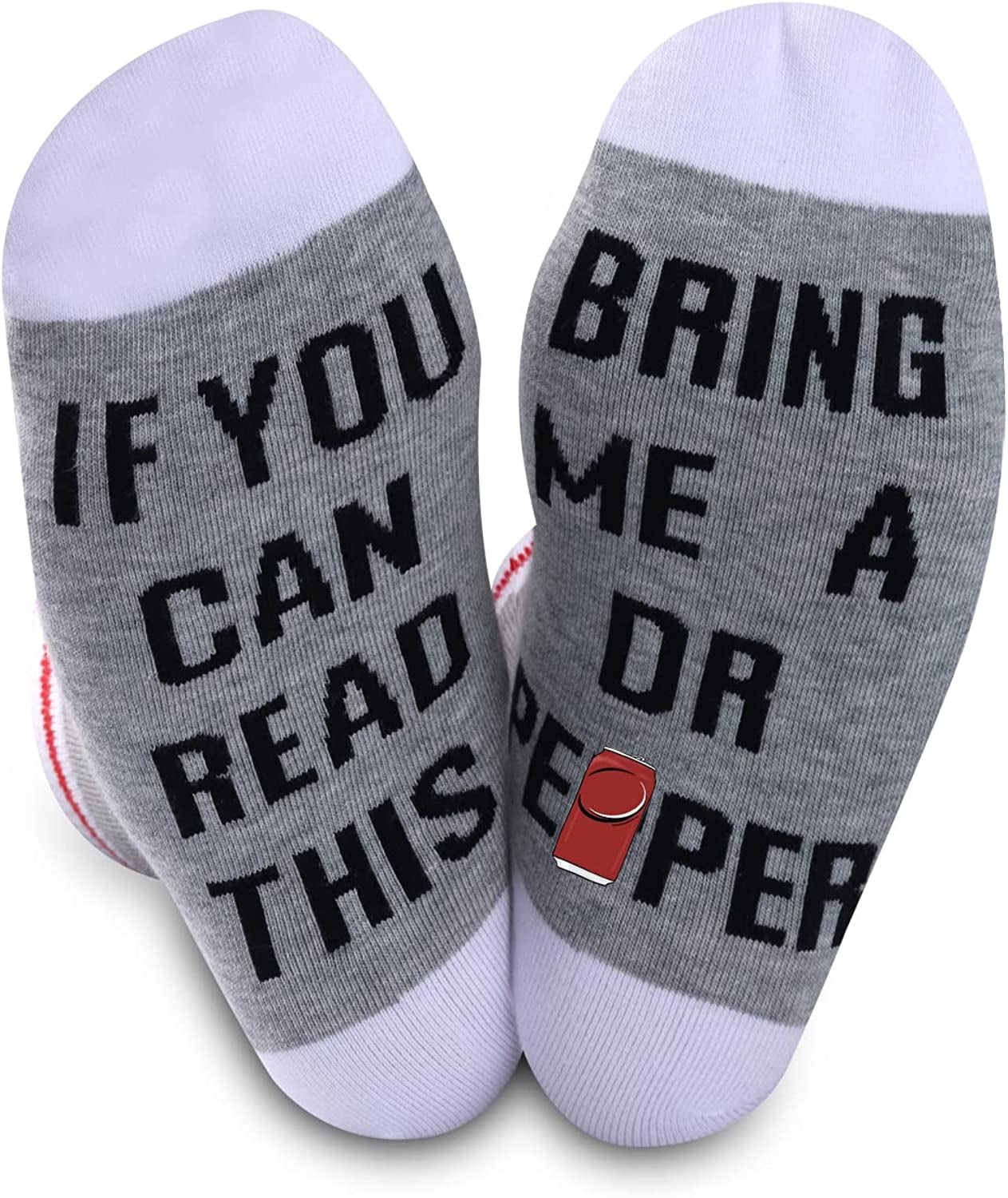 Drinking Gift Novelty Socks for Men Women Carbonated Drinks Lover If You Can Read This Bring Me a Drinking Apparel & Accessories > Jewelry > Anklets GJTIM D  
