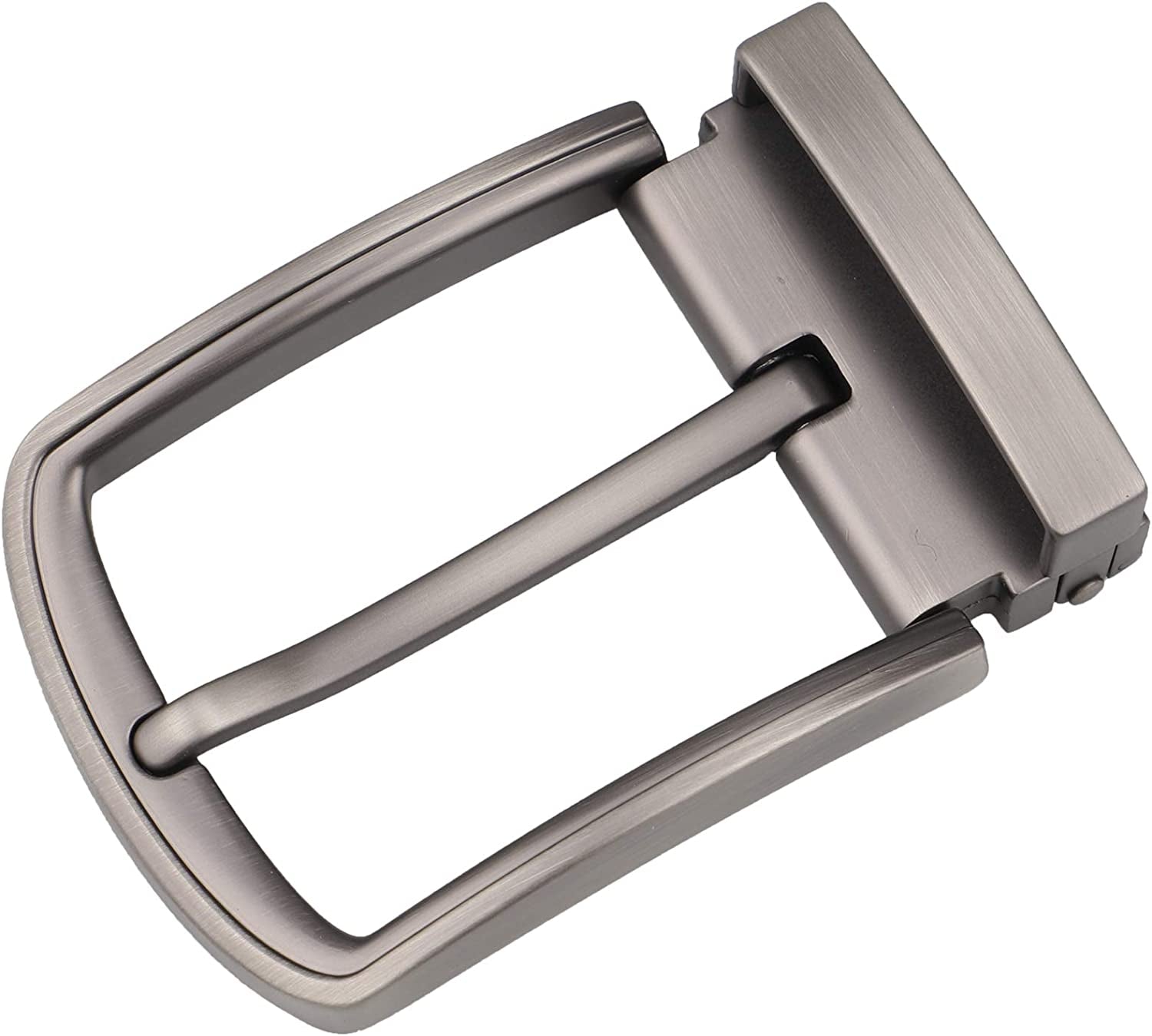 Mcfanbe 1.5 Inches (38-40 Mm) Belt Buckle Single Prong Square Replacement Buckle for Men Women Belt Apparel & Accessories > Clothing Accessories > Belt Buckles McFanBe Grey19  