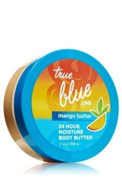 Bath and Body Works True Blue Spa 24 Hour Moisture Mango Body Butter 7 Ounce Health & Beauty > Personal Care > Cosmetics > Bath & Body Bath & Body Works   